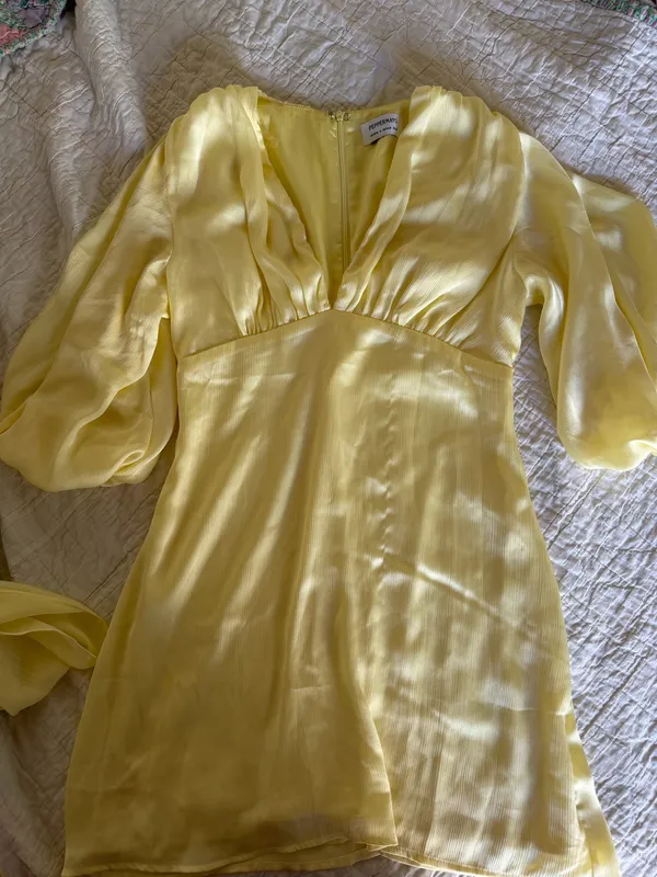 Peppermayo Dress Mini Yellow - Image 2