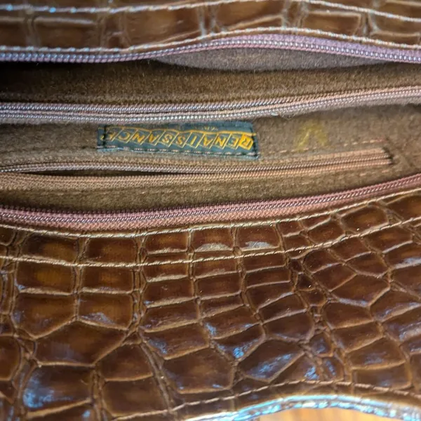 Renaissance Leather hand bag 👜 Brown - Image 15