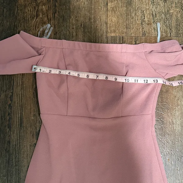 Teeze Me Dress Core Social Mauve Off Shoulder Size 5/6 - Image 7