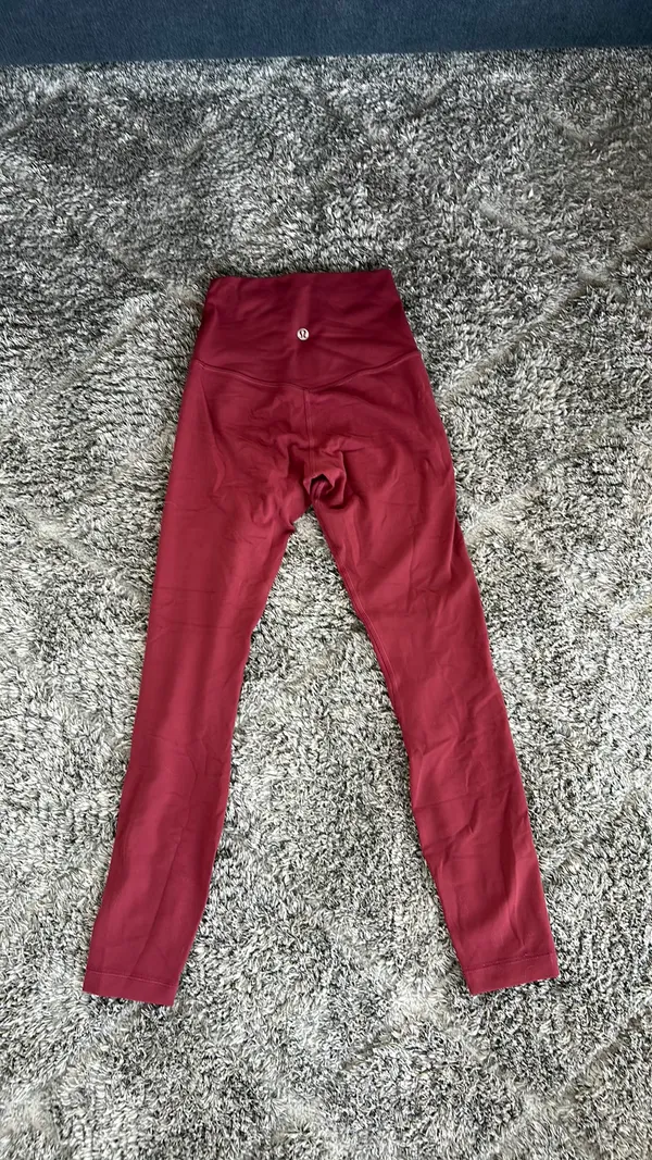 red lululemon align leggings high rise - Image 2