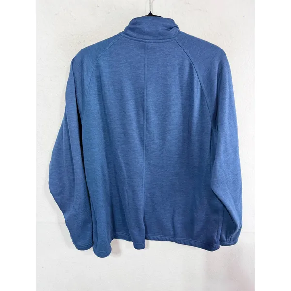 The North Face Blue Canyonlands 1/4 Zip Asymetric Fleece Pullover Top XXL Yoga - Image 7