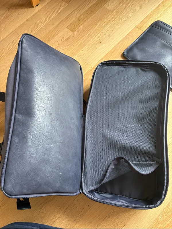 BEIS Gray and Black Laptop Weekender Bag - Image 6