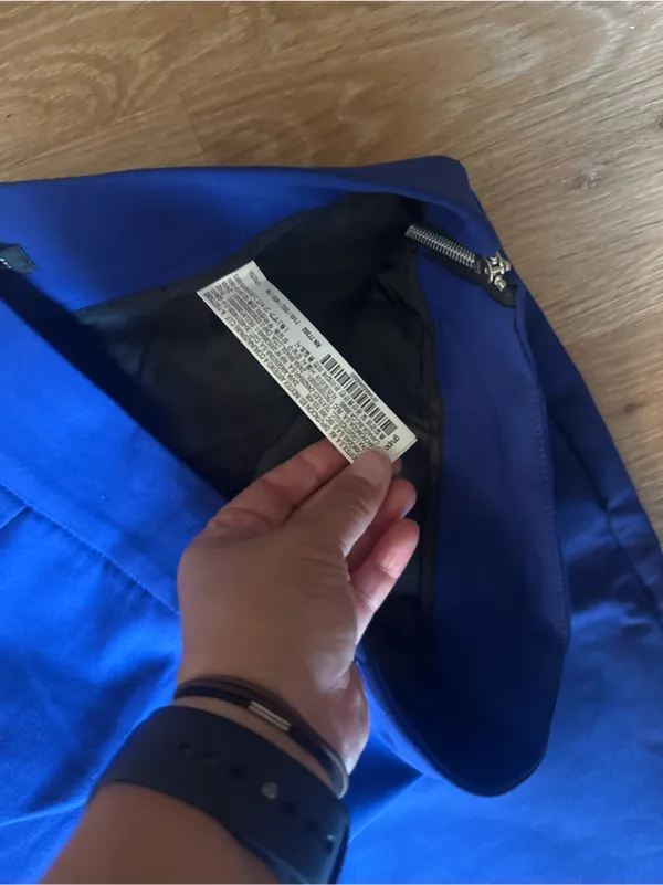 Zara Royal Blue High-Waist Wide-Leg Pants - Image 5
