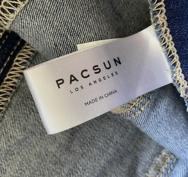 PACSUN Jean Mini Skirt Size 27 - Image 4
