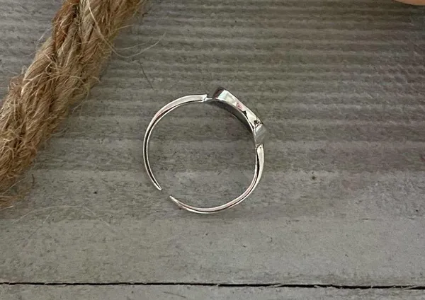 Sterling Silver Moon & Star Toe Ring Midi Ring - Image 4