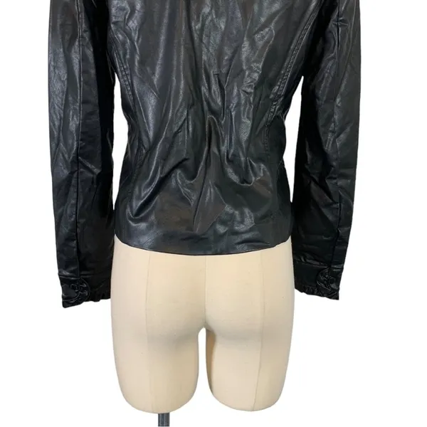 Catherine Malandrino Faux Leather Jacket Size Medium - Image 9