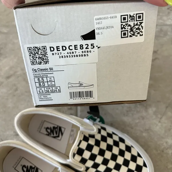 Vault vans classic slip on sail checkerboard - Image 7
