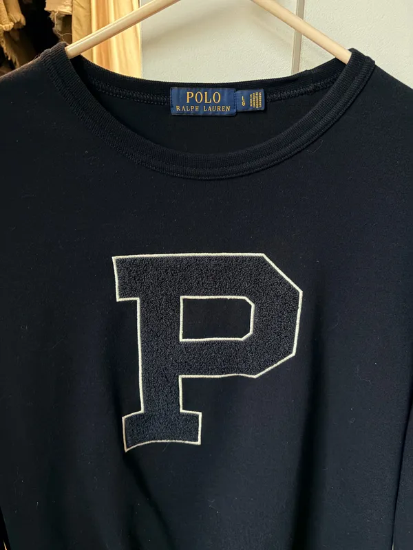 Polo by Ralph Lauren Dark Blue Crewneck Sweater - Image 2