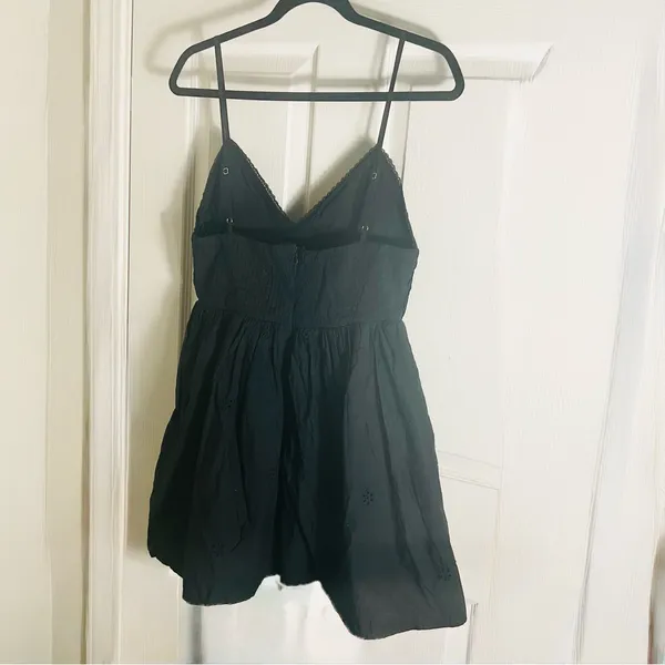 Zara Woman’s Black Spaghetti Strap mini Dress size medium - Image 9
