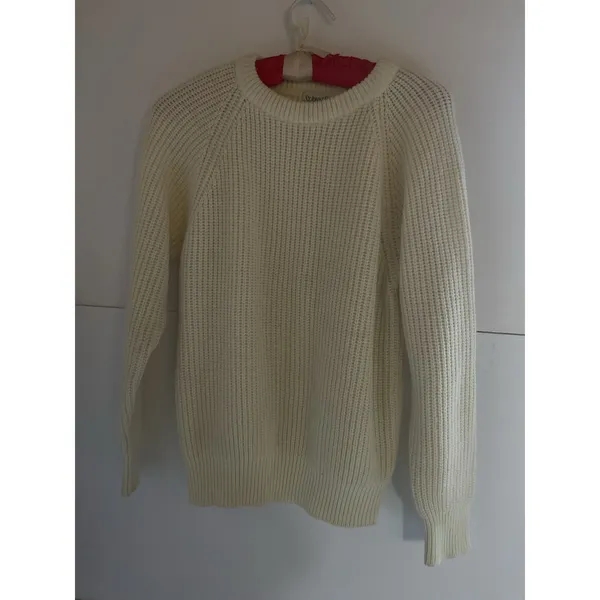 Vintage St. John’s Bay Cream Knit Pullover Sweater Women’s M Acrylic - Image 3