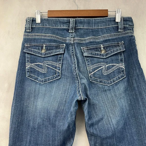 Lee‎ Slender Secret Lower Waist Jeans Women 12 Stretch Western Urban Cowgirl - Image 6