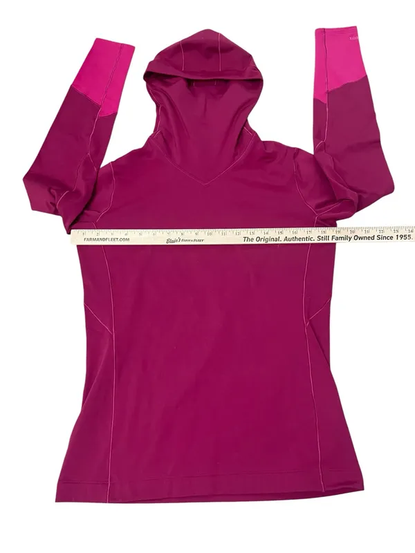 Arc'teryx Women's Fuchsia RHO Hoody Active Outdoor Hiking Camping - Image 4
