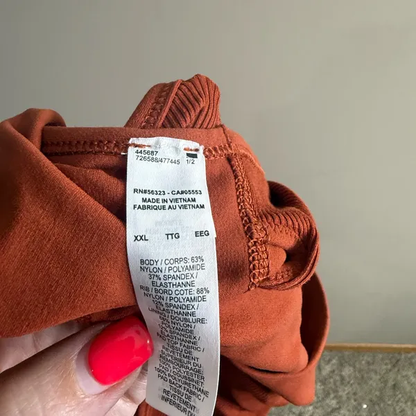 Nike Rust Orange Strappy Crop Top 2xl - Image 14