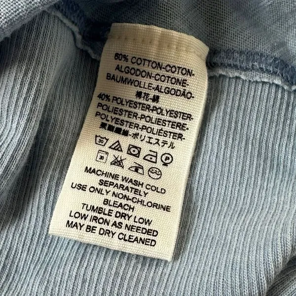 We The Free Blue Oversized Top Women's Shirt Size XS | 55-45 - Image 4