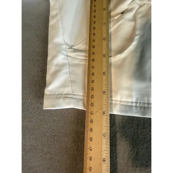 Gymshark Hoodie Windbreaker Cropped Oversized XS White Logo Pouch Pocket Active - Image 10