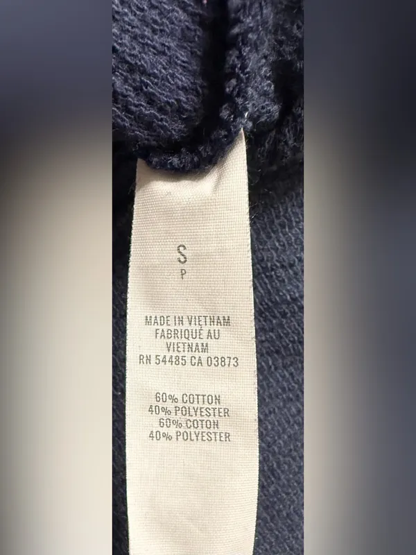 aerie Navy 'SO SALTY' Crewneck lightweight Sweatshirt - Image 3