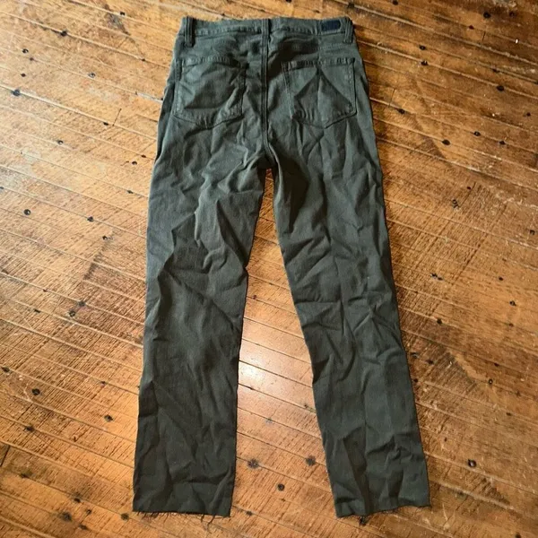 Paige Jaqueline Straight raw hem 28 normcore stretchy jeans - Image 6