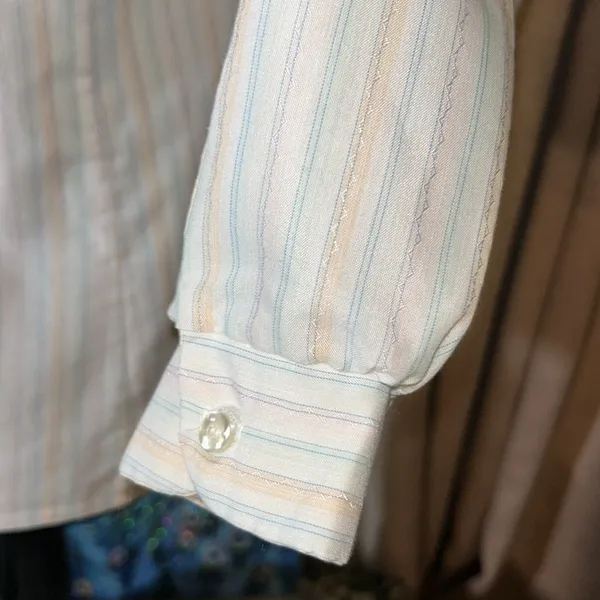 Vintage Present Tense Size M Long Sleeve Button Down Shirt - Image 6