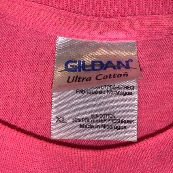 Gildan pink funny life is short casual short sleeve top - Image 4