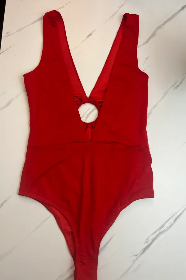 Blue Blush Red Bodysuit - Image 3