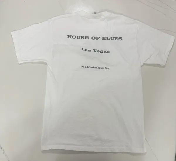 Vintage House Of Blues Las Vegas Blues Brothers T Shirt On A Mission From God L - Image 3