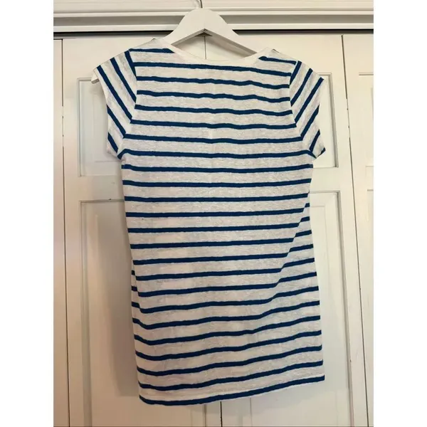 Gap NWT blue and white tshirt size xs - Image 6
