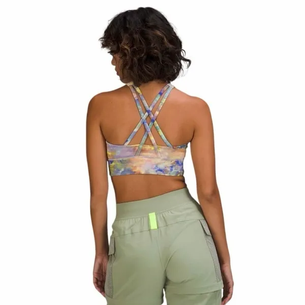 Lululemon Energy High-Neck Longline Tough Bra Altered Nature Multi - Image 6