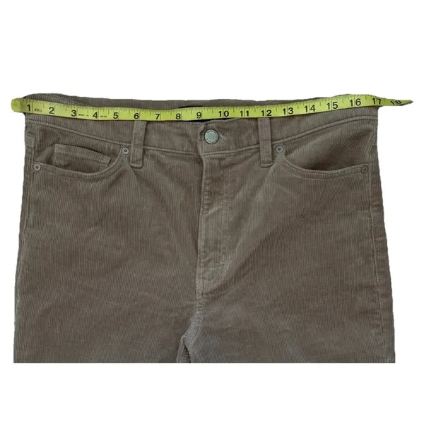 Banana Republic Women's High‎ Rise Straight Leg Tan Corduroy Pants Size 30 - Image 8