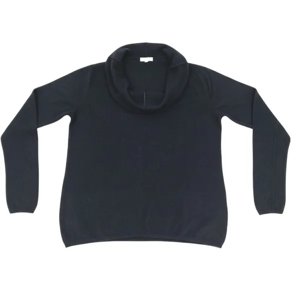 Joie 100% Cashmere Cowl Neck Sweater Black Long Sleeve Women's Size Small - Image 3