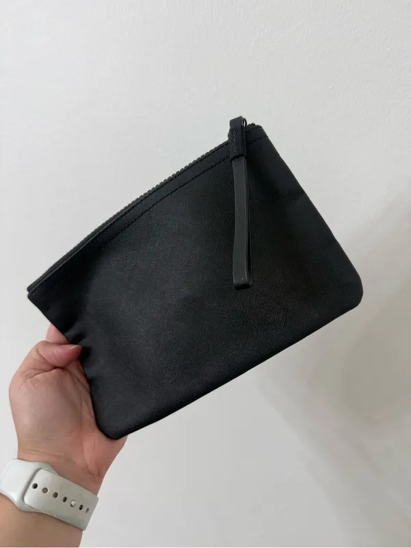 lululemon athletica Black Zip Wristlet Pouch with Strap - Image 3
