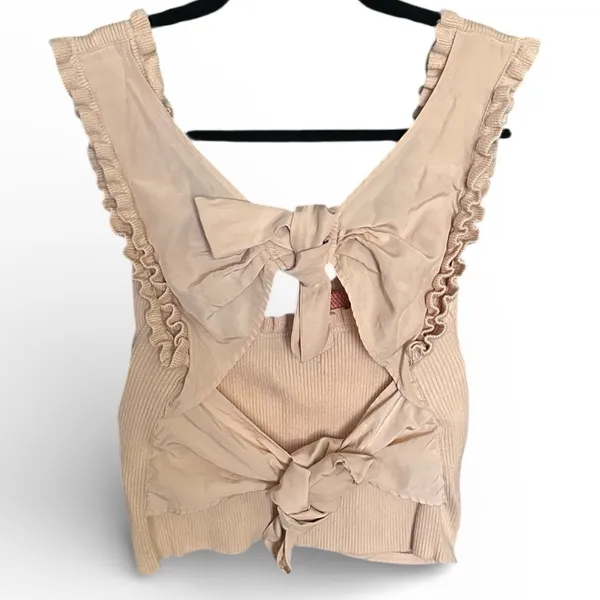 by Anthropologie Bow-Back Sweater Tank - Image 5