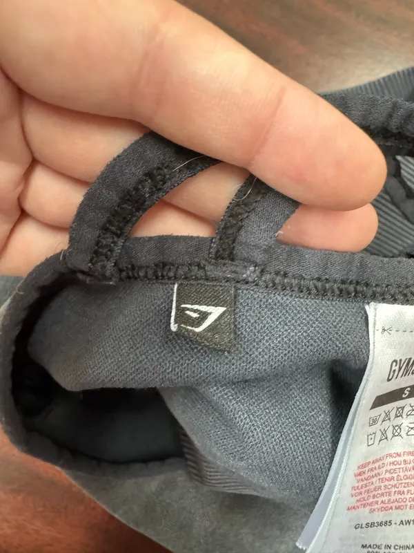 Gymshark Seamless High Neck Sports Bra Top Size Small - Image 5