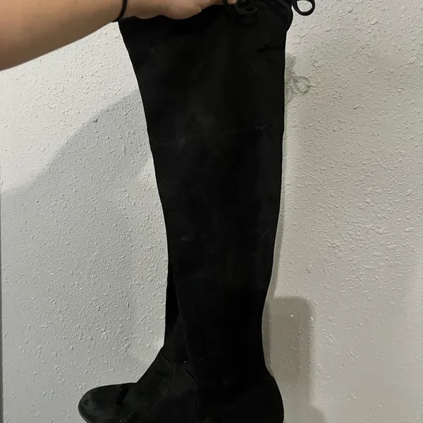Black Women's thigh High Boots Size 8.5 - Image 9