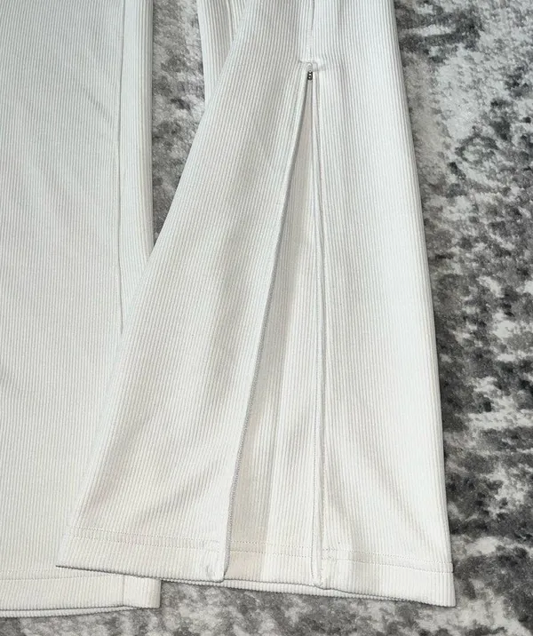Lululemon Brushed Softstreme Ribbed Zip Flared Pant 32.5" - Image 10