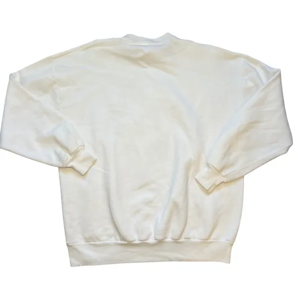VTG 90s Folk Art Applique Sweatshirt‎ XL Embroidered Snowman Made USA Christmas - Image 11