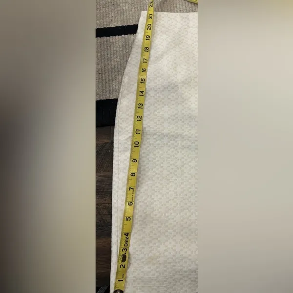 NWT J Crew size 6 pencil skirt cream/taupe pattern - Image 7