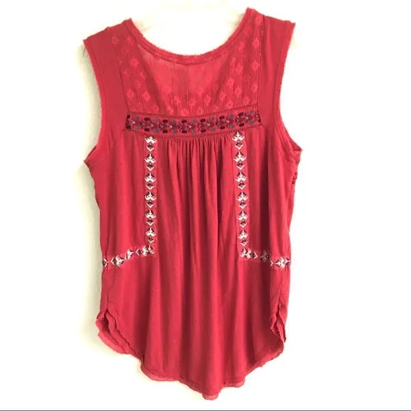 ‎Free People embroidered tank top XS - Image 2