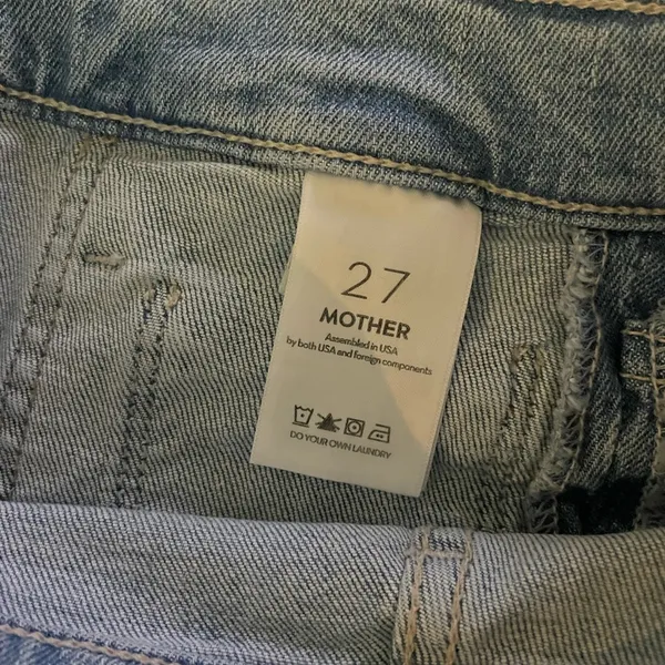 NWT MOTHER Denim The Patch Rambler Ankle Norway Dude Wash Size 27 - Image 14