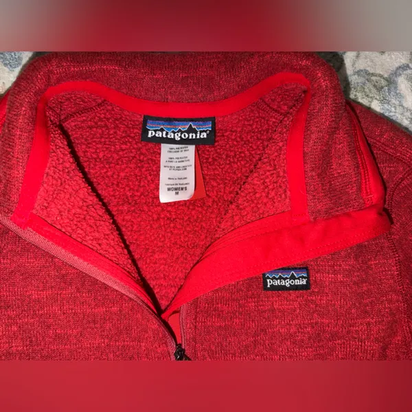 Women’s Patagonia Better Sweater Red Medium - Image 6