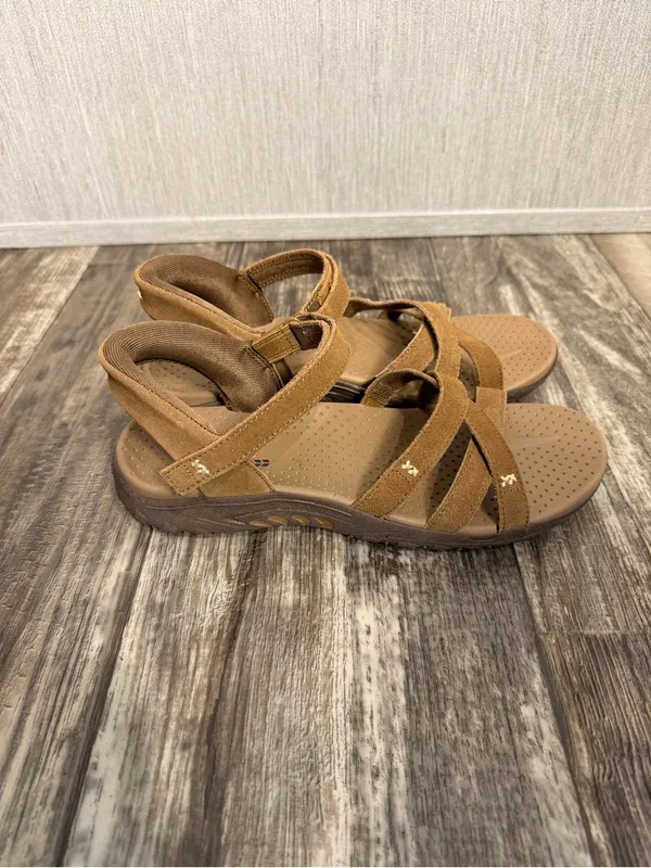 Skechers Women’s Brown Suede Strappy Outdoor Sandals Size 8.5 - Image 8