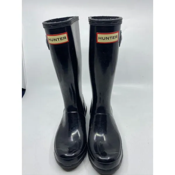 Hunter Women's Black Boots Size 2B/3G - Image 2