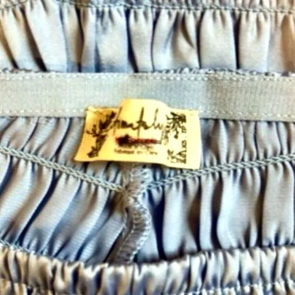 Free People Intimately Smocked Ruched Bloomer Shorts Blue High Waist XS NWOT - Image 6