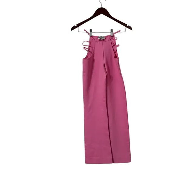 I.AM.GIA Lucid Pink Cut Out High Rise Charm Pants - Image 8