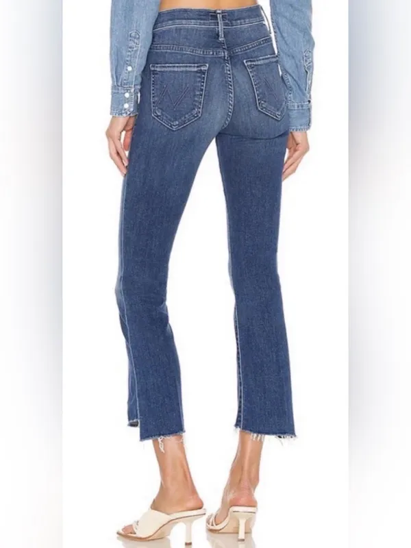 Mother Women's The Insider Crop Step Fray Jeans 27 - Image 4