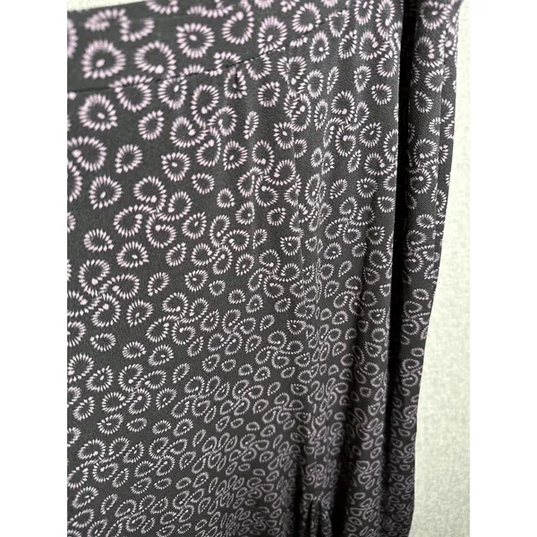 Vintage George Skirt Aline Womens Large Stretch Black Knee Length‎ Pul On - Image 9
