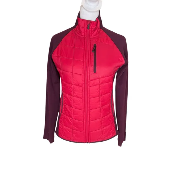 Smartwool PhD Wool Jacket Smartloft Divide Pink Magenta Purple Full Zip Small - Image 2