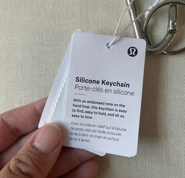 Lululemon Silicone Keychain - Image 3