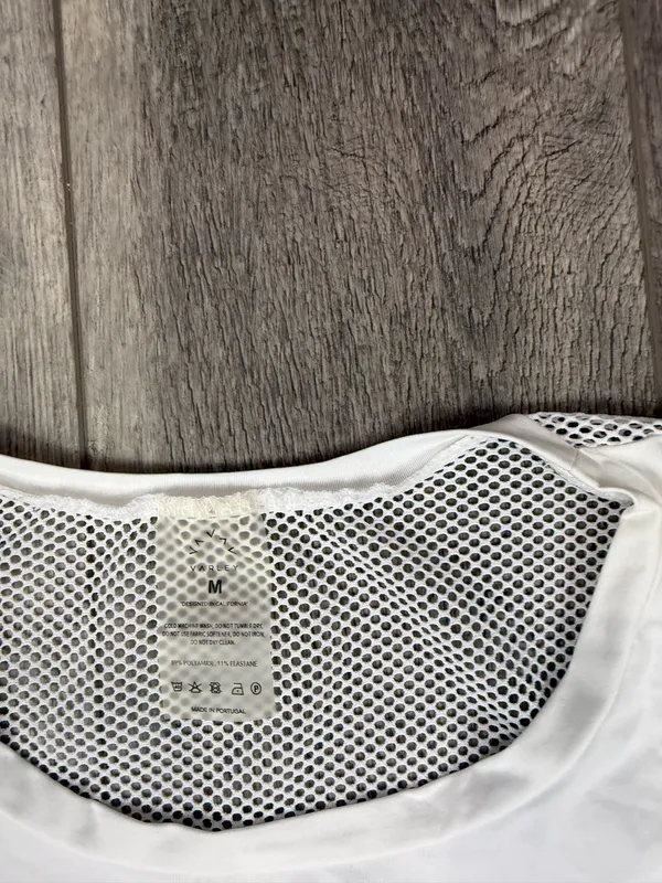 Varley White Mesh Tshirt  - Image 4