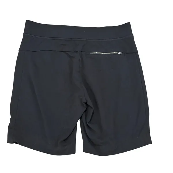 Athleta Womens Black Athletic Shorts Mid Rise Pockets Size S - Image 3
