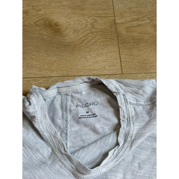 Pilcro Anthropologie Gray Short Sleeve Burnout T-Shirt Womens Size Medium - Image 5